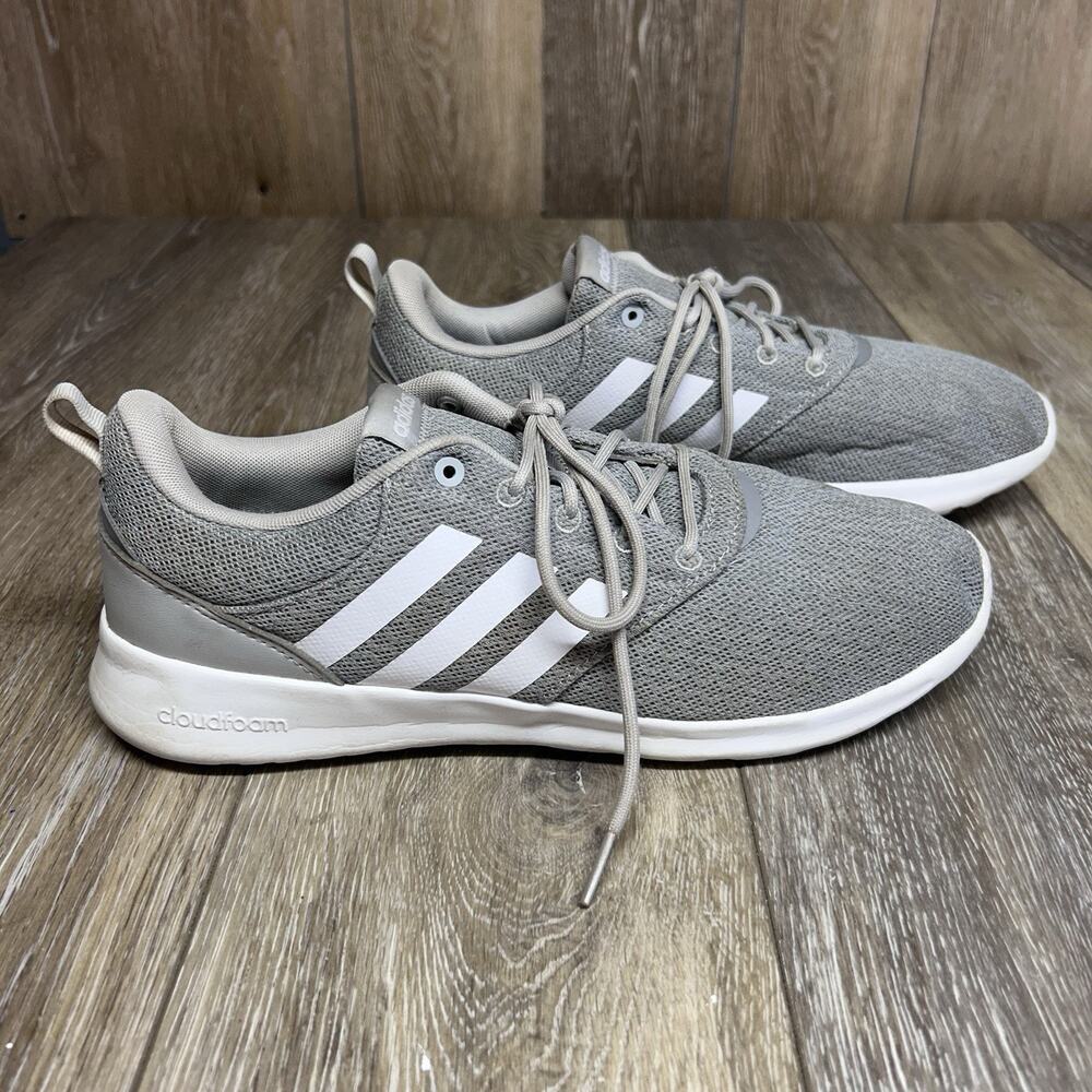 adidas Women's US Size 10 QT Racer 2.0 Running Sneaker Shoes FY8312 Grey White